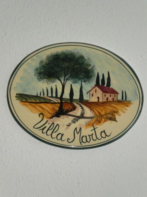 Villa Marta Contignano Exteriör bild